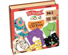 Лото Десятое Королевство Far far land Wood Досочки Сегена №2, 18 карт, 18 элементов