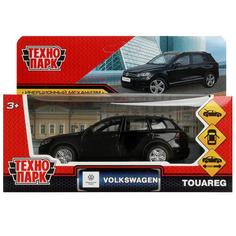 Машина Технопарк Volkswagen Touareg 12 см, металл, двери, багажник, инерция, черный