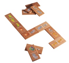 Настольная игра Leader Домино Дикие животные