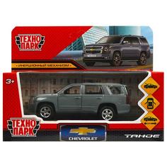 Машина Технопарк Chevrolet Tahoe 12 см, металл, двери, багажник, инерция, темно-серый