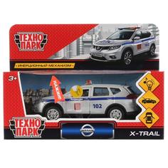 Машина Технопарк Nissan X-Trail Полиция 12 см, металл, свет-звук, двери, багажник, инерция
