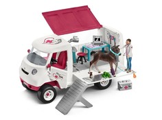 Игровой набор Schleich Horse Club Посещение Ветеринара В Конюшне 72147 16 предметов