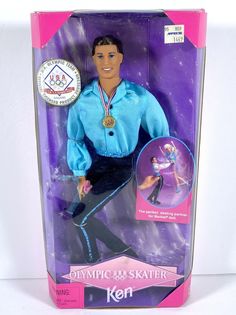 Кукла коллекционная Кен Фигурное катание Olympic USA 1997 Barbie