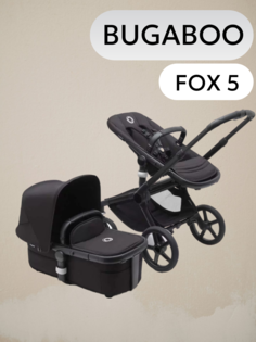 Коляска 2 в 1 Bugaboo Fox 5 Complete Black Midnight Black Midnight Black