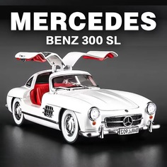 Ретро машинка Карандашофф Мерседес Mercedes-Benz 400 гр белый 1 шт
