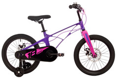 Novatrack Детский велосипед Novatrack Blast 18" (2024), фиолетовый, розовый
