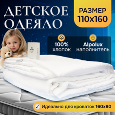 Детское одеяло Дом кроваток наполнитель Aльполюкс Alpolux 110х160 см