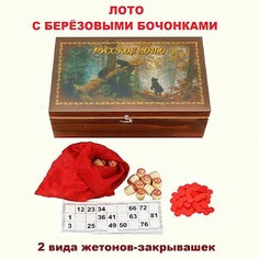 Лото игРай Мишки в лесу в подарочной шкатулке