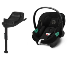 Автокресло Cybex Aton S2 i-Size с isofix базой One i-Size, Moon Black