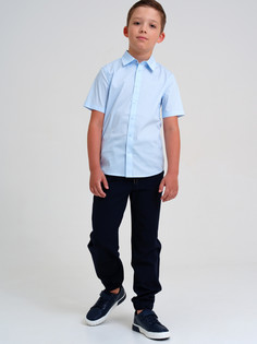 Рубашка детская PlayToday 22417084, голубой, 134