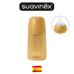 Детская бутылочка Suavinex Colour Essence 240 мл бордовая 3 мес 1 шт 308069