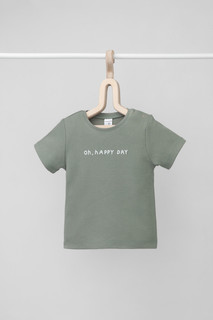 Футболка детская CROCKID ТМ 780-1, зеленый, 68