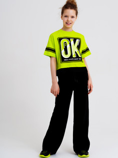 Брюки детские PlayToday 22427035, черный, 170