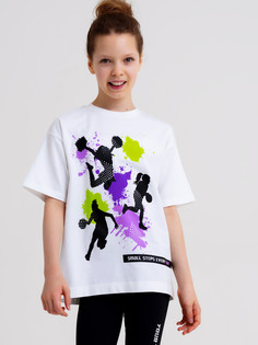 Футболка детская PlayToday 22427037, белый, 140