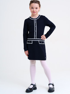 Платье детское PlayToday 22427143, темно-синий, 158