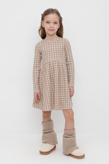 Платье детское CROCKID М 2858 KASH-3, бежевый, 116