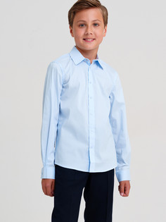 Рубашка детская PlayToday 22417083, голубой, 146