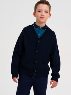 Кардиган детский PlayToday 22417026, темно-синий, 128