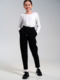 Брюки детские PlayToday 22427124, черный, 146