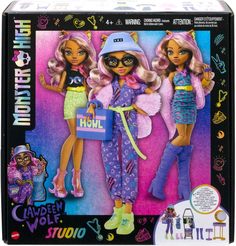 Игровой набор Monster High Doll с куклой Клодин Вульф Бутик-студия с модными аксессуарам