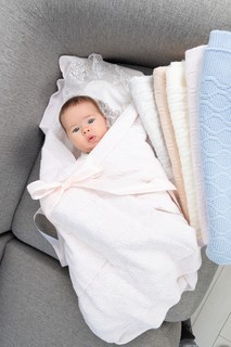 Конверт для новорожденных Осьминожка Royal Baby, Розовый, 56