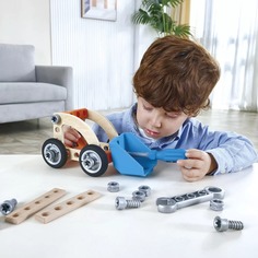 Игровой набор для сборки машин Hape Серия Конструктор в чемоданчике