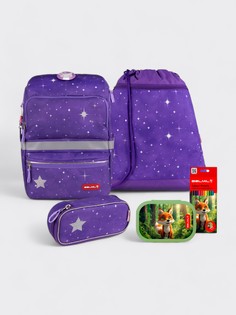 Ранец Belmil ZIPPY Purple Sky с наполнением Фиолетовый, серебристый