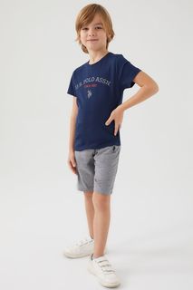 Костюм повседневный US Polo Assn, G083SZ0HF0US1369, темно-синий, серый, 122