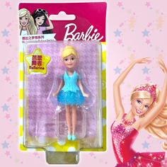 Кукла Барби Mattel серия Happy Girl Балерина в голубом платье, высота 9 см Barbie