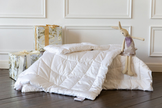 Детская подушка Prinz and Prinzessin шелковая Baby Silk Cocoon низкая 40х60 белый