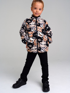 Куртка трикотажная для девочек PlayToday, цветной, 122