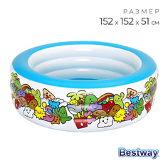 Бассейн Bestway надувной Персонаж 152 х 51 см от 6 лет 51121 499390