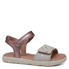 Сандалии GEOX J SANDAL HAITI GIRL J028ZA, белый, 33
