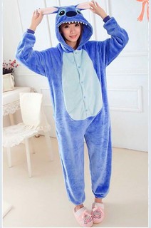 Кигуруми детский K0-10282, Стич синий, 98 No Brand