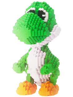 3D конструктор StarFriend динозавр Йоши Марио Mario Yoshi, 4380 деталей