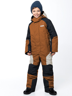 Комбинезон детский NIKASTYLE 8з6724, кэмел/черный, 146
