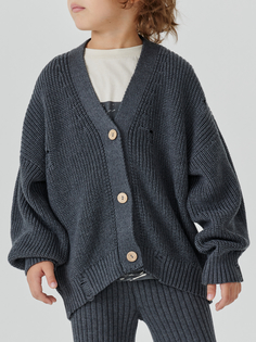 Джемпер детский Happy Baby 88551, dark grey, 104