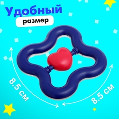 Погремушка-прорезыватель Сердечко No Brand