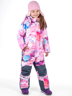 Комбинезон детский NIKASTYLE 8з1024, розовый/серый, 134