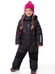Комбинезон детский NIKASTYLE 8з5224, черный/фуксия, 104