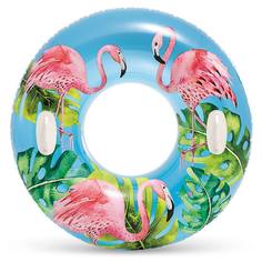 Круг надувной INTEX Lush Tropical Tubes №3 с держателями от 9 лет 97см int58263NP/3