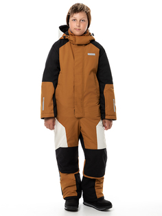 Комбинезон детский NIKASTYLE 8з6924, кэмел/черный, 152