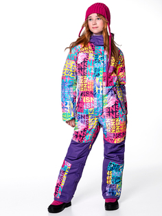 Комбинезон детский NIKASTYLE 8з2824, розовый/сирень, 164