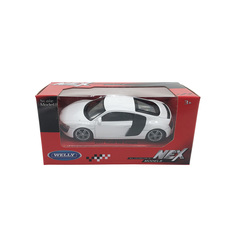 Машинка Welly 2007 Audi R8 Coupe, белый, набор 23B, 44000-24CWD--IN(23B)