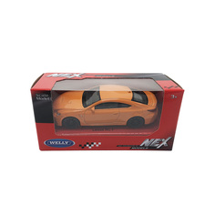 Машинка Welly Lexus RC F, оранжевый, набор 23A, 44000-24CWD--IN(23A)