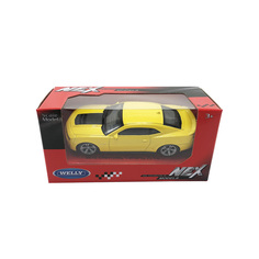 Машинка Welly 2012 Chevrolet Camaro ZL1, желтый, набор 23B, 44000-24CWD--IN(23B)