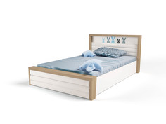 Кровать ABC-KING 190х120 №6MIX BUNNY №6 с подъемным механизмом и мягким изножьем