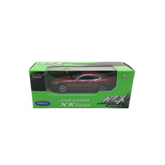 Машинка Welly Jaguar XK Coupe коричневый набор 22C 52020-36WD 22C