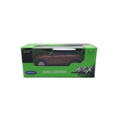 Машинка Welly MINI COOPER коричневый набор 22B 52020-36WD 22B