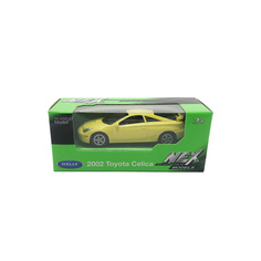Машинка Welly 2002 Toyota Celica желтый набор 22A 52020-36WD 22A